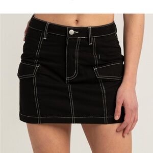 RSQ W CARGO TWILL SKIRT